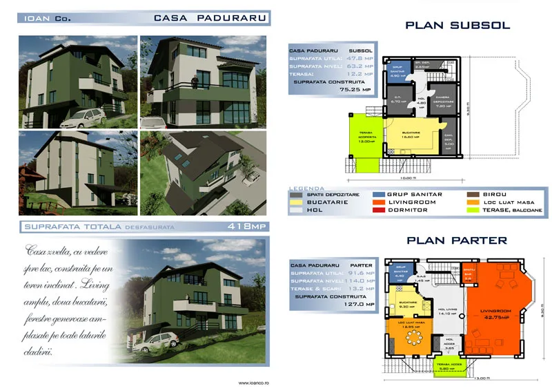 Proiect Paduraru — catalog SC SOFIA INVEST CONSTRUCT SRL