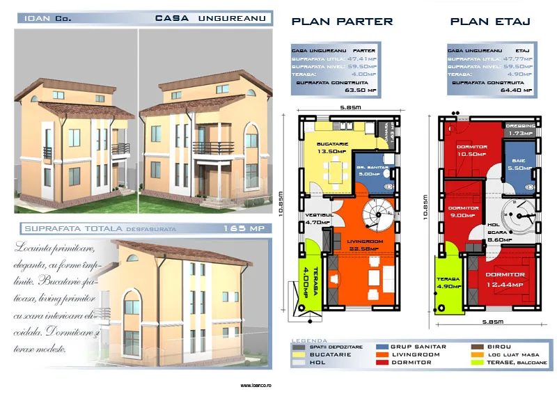 Proiect Ungureanu — catalog SC SOFIA INVEST CONSTRUCT SRL